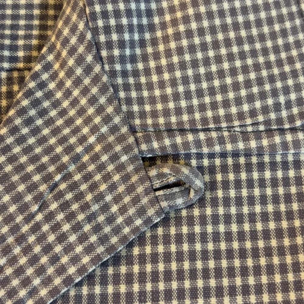 Vintage Polo Ralph Lauren Adams loop collar camp shirt men's xl gay plaid